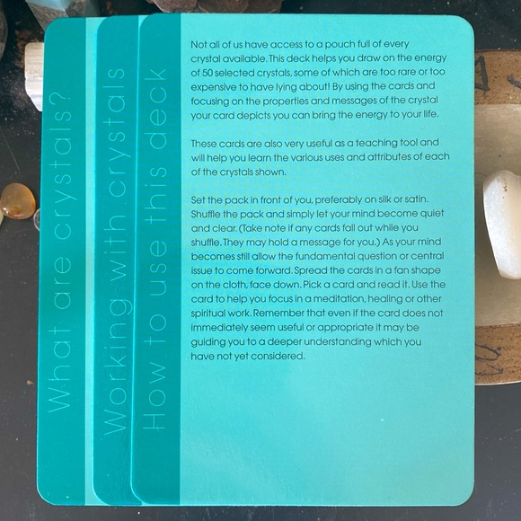 The Crystal Deck Flash Card Deck - Picture 5 of 9